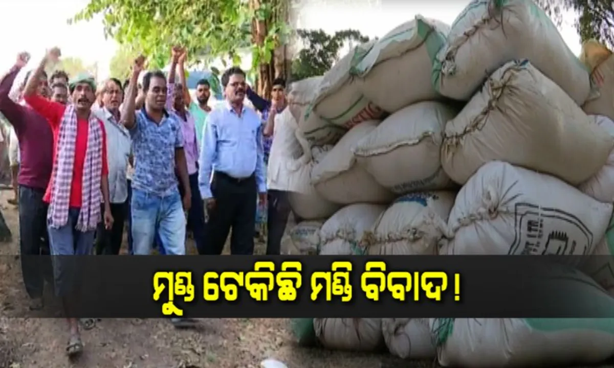  ଚାଷୀଙ୍କ ଚିନ୍ତା ବଢ଼ାଉଛି ମଣ୍ଡି ବିବାଦ । ଧାନ କ୍ୟୁଣ୍ଟାଲ ପିଛା ସଠିକ୍ ମୁଲ୍ୟ ପାଉନଥିବାରୁ ହନ୍ତସନ୍ତ ଚାଷୀକୂଳ ।