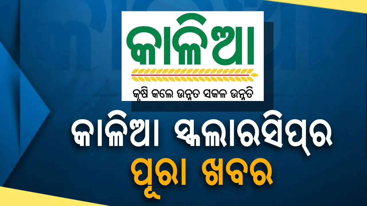 ‘କାଳିଆ’ ସ୍କଲାରସିପ୍ ପାଇଁ କିଭଳି କରିବେ ଆବେଦନ, ଜାଣନ୍ତୁ ପୂରା ପ୍ରକ୍ରିୟା ।