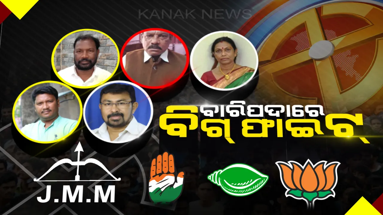  ଦ୍ୱନ୍ଦ ବଢ଼ାଉଛି ବାରିପଦା ! ଛିଣ୍ଡୁନି ବିଜେଡି ଅଙ୍କ, ଥଳକୂଳ ପାଉନି ବିଜେପି, କଂଗ୍ରେସ-ଜେଏମଏମ ମେଣ୍ଟ ହେଲେ ବଦଳିଯିବ କି ସମୀକରଣ ?