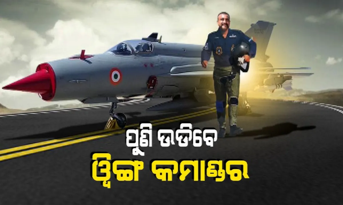  ୱିଙ୍ଗ କମାଣ୍ଡରଙ୍କ ଦେହରେ ଲାଗିବ ଡେଣା ! ଖୁବଶୀଘ୍ର ଲଢୁଆ ବିମାନ ମିଗ-୨୧ ବାଇସନ ଧରି ଆକାଶରେ ଉଡିବେ ଅଭିନନ୍ଦନ ।