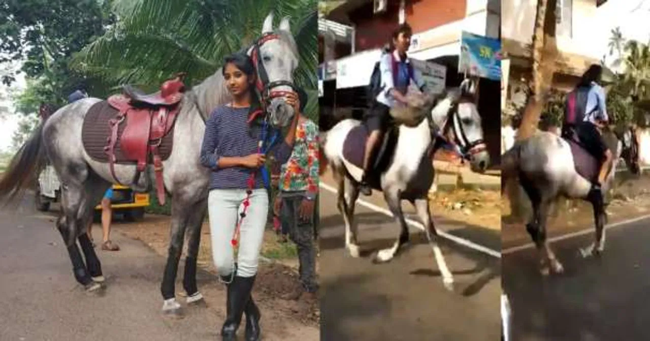  ସୋସିଆଲ୍ ମିଡିଆରେ ଭାଇରାଲ୍ ହେଲା ଘୋଡ଼ା ଚଢି ପରୀକ୍ଷା ଦେବାକୁ ଯାଉଥିବା ଝିଅର ଭିଡିଓ ! ୟୁଜର୍ସ କହିଲେ ବାହୁବଲୀ ସେନା , ଦେଖନ୍ତୁ ଭିଡିଓ 