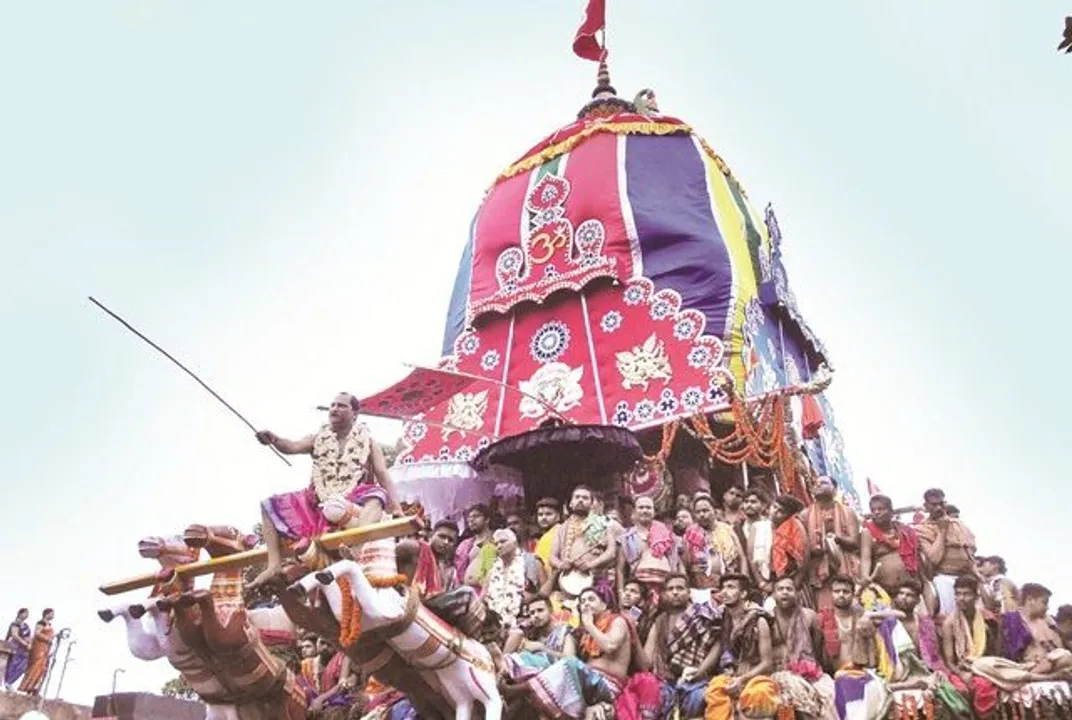  ମାତ୍ର  ୧୫୦ ମିଟର ଗଡିଲା ରୁକୁଣା ରଥ । ଭକ୍ତଙ୍କ ମନରେ ତେଜିଲା ଅସନ୍ତୋଷ
