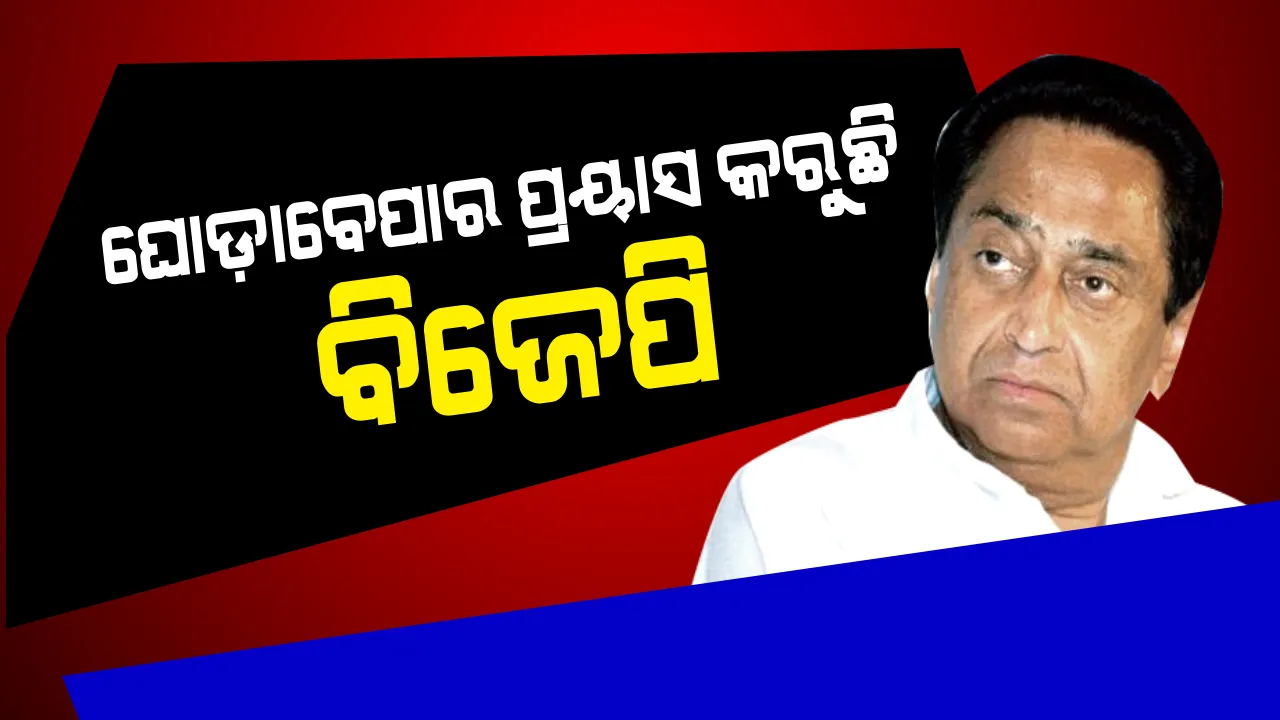  ଘୋଡ଼ା ବେପାର ପ୍ରୟାସ କରୁଛି କି ବିଜେପି ? ମଧ୍ୟପ୍ରଦେଶ ମୁଖ୍ୟମନ୍ତ୍ରୀ କହିଲେ, ଟଙ୍କା ଓ ପଦବୀ ଲୋଭୀ ନୁହଁନ୍ତ କଂଗ୍ରେସ ବିଧାୟକ, ସଫଳ ହେବନି ବିଜେପିର ଷଡ଼ଯନ୍ତ୍ର