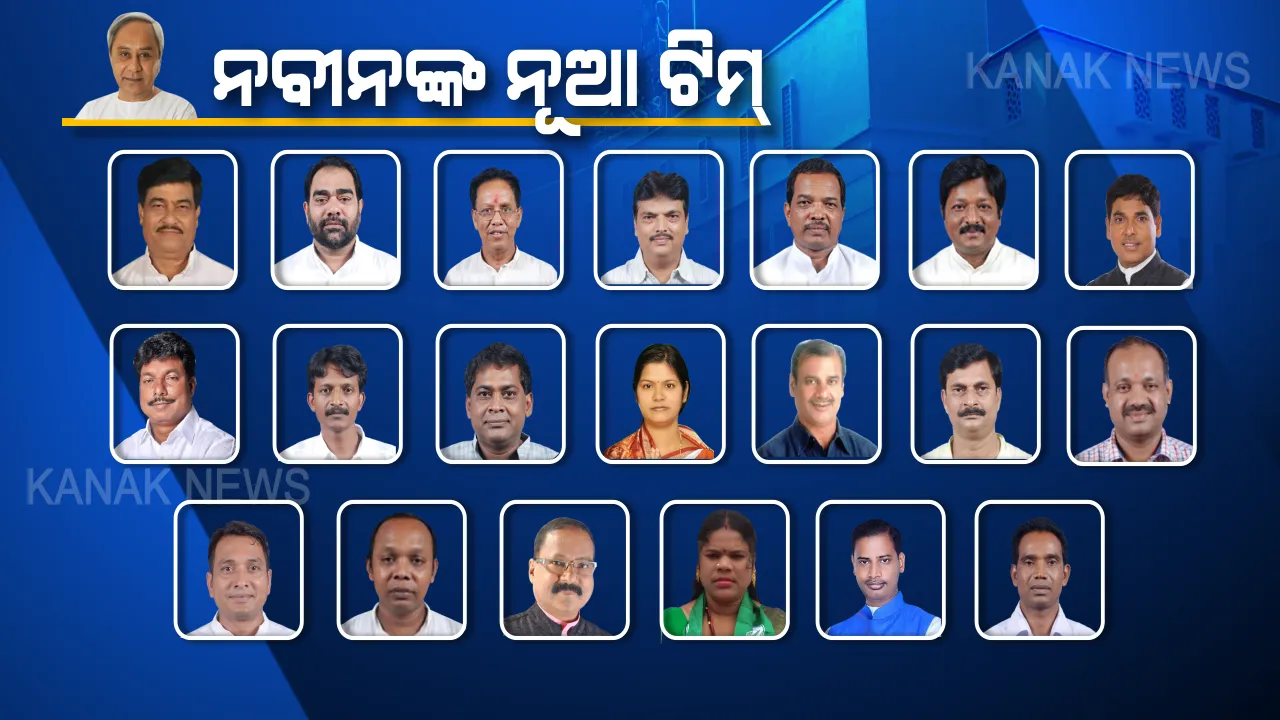  ନବୀନଙ୍କ ନୂଆ ଟିମ୍ ନେଇ ରାଜଭବନରୁ ବିଜ୍ଞପ୍ତି । ଜାଣନ୍ତୁ କାହାକୁ ମିଳିଲା କ୍ୟାବିନେଟ୍ ଓ ରାଷ୍ଟ୍ରମନ୍ତ୍ରୀ ପାହ୍ୟା