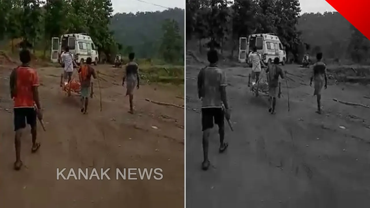 ଜନନୀ ଯନ୍ତ୍ରଣା : ରାସ୍ତା ଖରାପ ଯୋଗୁଁ ଆସିପାରିଲାନି ଆମ୍ବୁଲାନ୍ସ, ପୁଣି ଭାରରେ ବୁହାହେଲେ ଗର୍ଭବତୀ