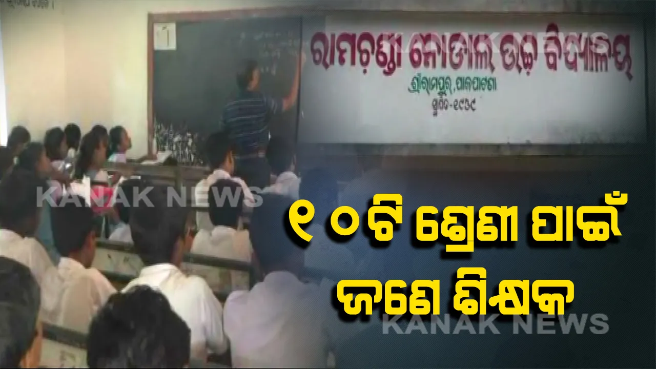 ଶିକ୍ଷା ବ୍ୟବସ୍ଥାର ବିକଳ ଚିତ୍ର : ୧୦ଟି ଶ୍ରେଣୀ ପାଇଁ ଜଣେ ଶିକ୍ଷକ, ହିନ୍ଦି ଓ ଖେଳ ଶିକ୍ଷକଙ୍କ ଭରସାରେ ସ୍କୁଲ