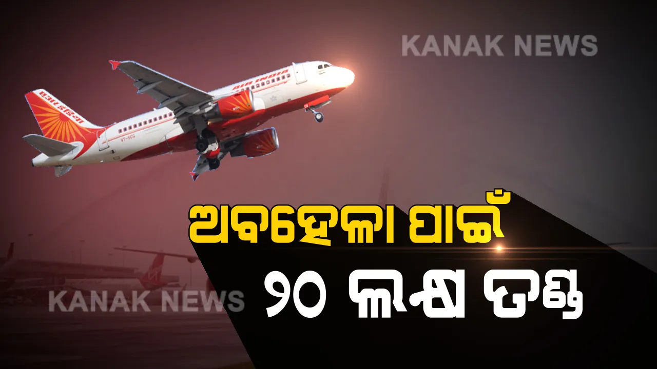  ଏୟାର ଇଣ୍ଡିଆକୁ ମହଙ୍ଗା ପଡ଼ିଲା ଅବହେଳା । ଦିବ୍ୟାଙ୍ଗ ଯାତ୍ରୀଙ୍କୁ ଯୋଗାଇପାରିଲେନି ହ୍ୱିଲ ଚେୟାର, ୨୦ ଲକ୍ଷ ଜରିମାନା ଦେବାକୁ କୋର୍ଟଙ୍କ ନିର୍ଦ୍ଦେଶ ।