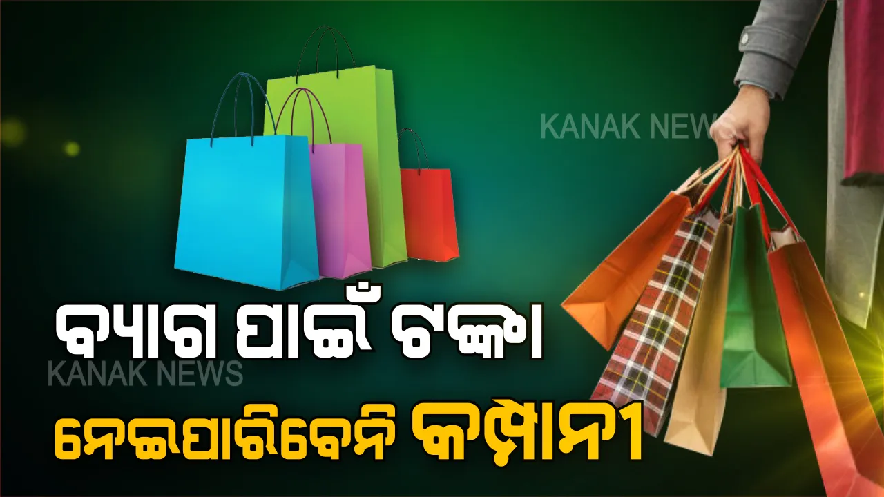  ଏଣିକି କ୍ୟାରିବ୍ୟାଗ ପାଇଁ ଆଉ ଗ୍ରାହକଙ୍କଠୁ ଅତିରିକ୍ତ ଚାର୍ଜ କରିପାରିବେନି ଦୋକାନୀ। ବ୍ୟାଗ ପାଇଁ ଟଙ୍କା ନେଲେ ହୋଇପାରେ କାର୍ଯ୍ୟାନୁଷ୍ଠାନ। ଦେବାକୁ ପଡିପାରେ ମୋଟା ଅଙ୍କର ଜରିମାନା