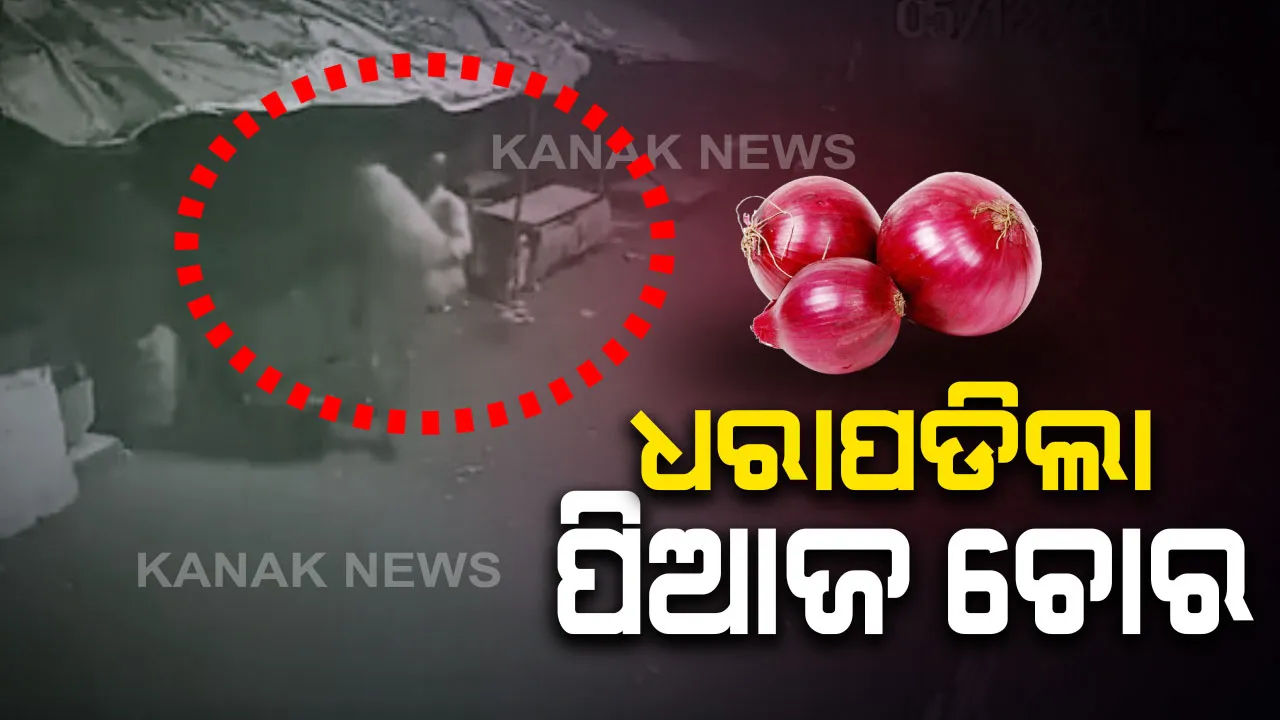  ଧରାପଡିଲା ପିଆଜ ଚୋର