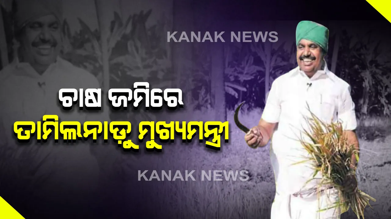  କୃଷକ ସାଜିଲେ ତାମିଲନାଡ଼ୁ ମୁଖ୍ୟମନ୍ତ୍ରୀ: ପଲାନୀସ୍ୱାମୀଙ୍କ ଫଟୋ ଟ୍ୱିଟ୍ କରି ପ୍ରଶଂସା କଲେ ଉପରାଷ୍ଟ୍ରପତି