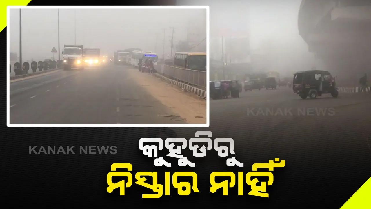  କୁହୁଡି କରିବ କଲବଲ ! ଆହୁରୀ ୩ ଦିନ ପର୍ଯ୍ୟନ୍ତ କୁହୁଡିରୁ ମିଳିବନି ନିସ୍ତାର: ୧୧ଜିଲ୍ଲାରେ ଘନ କୁହୁଡି ନେଇ ପାଣିପାଗ କେନ୍ଦ୍ରର ସତର୍କ ସୂଚନା