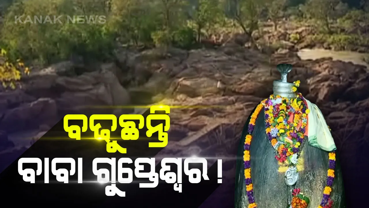 ଚର୍ଚ୍ଚାରେ କୋରାପୁଟର ଗୁପ୍ତେଶ୍ୱର ଶୈବପୀଠ...ପ୍ରତିବର୍ଷ ଗୁପ୍ତେଶ୍ୱର ଲିଙ୍ଗ ବଢୁଥିବା ନେଇ ମନ୍ଦିର ପୂଜକଙ୍କ ଦାବି...ଭୋଳାନାଥଙ୍କ ଏହି ଅଲୌକିକ ଦୃଶ୍ୟ ଦେଖିବାକୁ ଜମୁଛି ଶ୍ରଦ୍ଧାଳୁଙ୍କ ଭିଡ