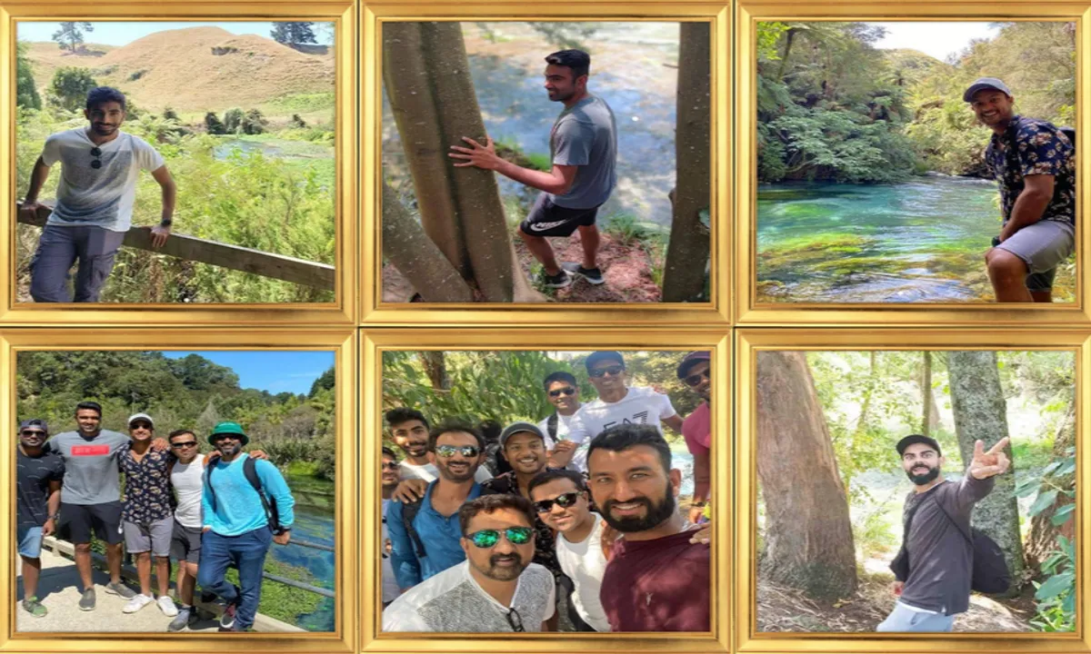  ନ୍ୟୁଜିଲାଣ୍ଡରେ ଦିନିକିଆ ସିରିଜ ପରାଜୟ ପରେ ଛୁଟି ମନାଉଛନ୍ତି ଭାରତୀୟ ଖେଳାଳୀ: ଟେଷ୍ଟ ସିରିଜ୍ ଆଗରୁ ପରାଜୟ ଭୁଲିବାକୁ ଉଦ୍ୟମ; କୋହଲିଙ୍କ ସହ ମସ୍ତି କରୁଛନ୍ତି ଯୁବ କ୍ରିକେଟର