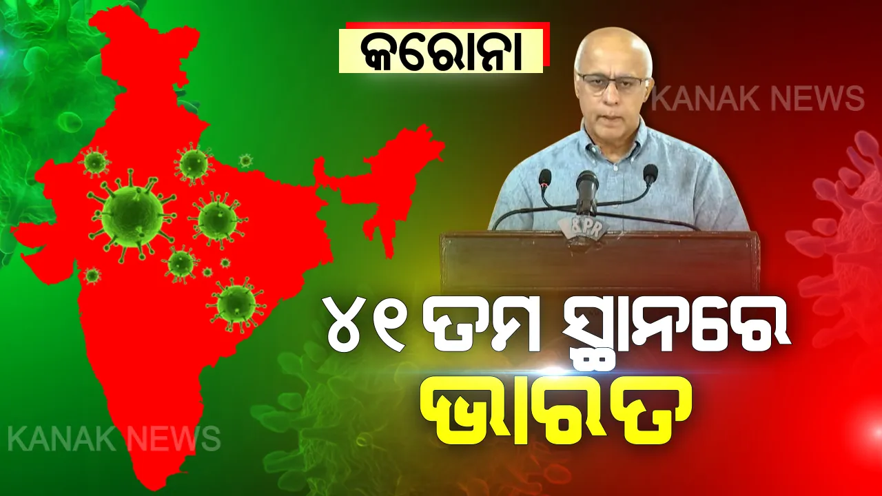  ସଂକ୍ରମିତ ଦେଶ ତାଲିକାରେ ୪୧ ତମ ସ୍ଥାନରେ ଭାରତ । ଦେଶରେ ୩ଟା ସୁଦ୍ଧା ୧୦୭୧ ଜଣ ଆକ୍ରାନ୍ତ, ୨୯ ମୃତ ।