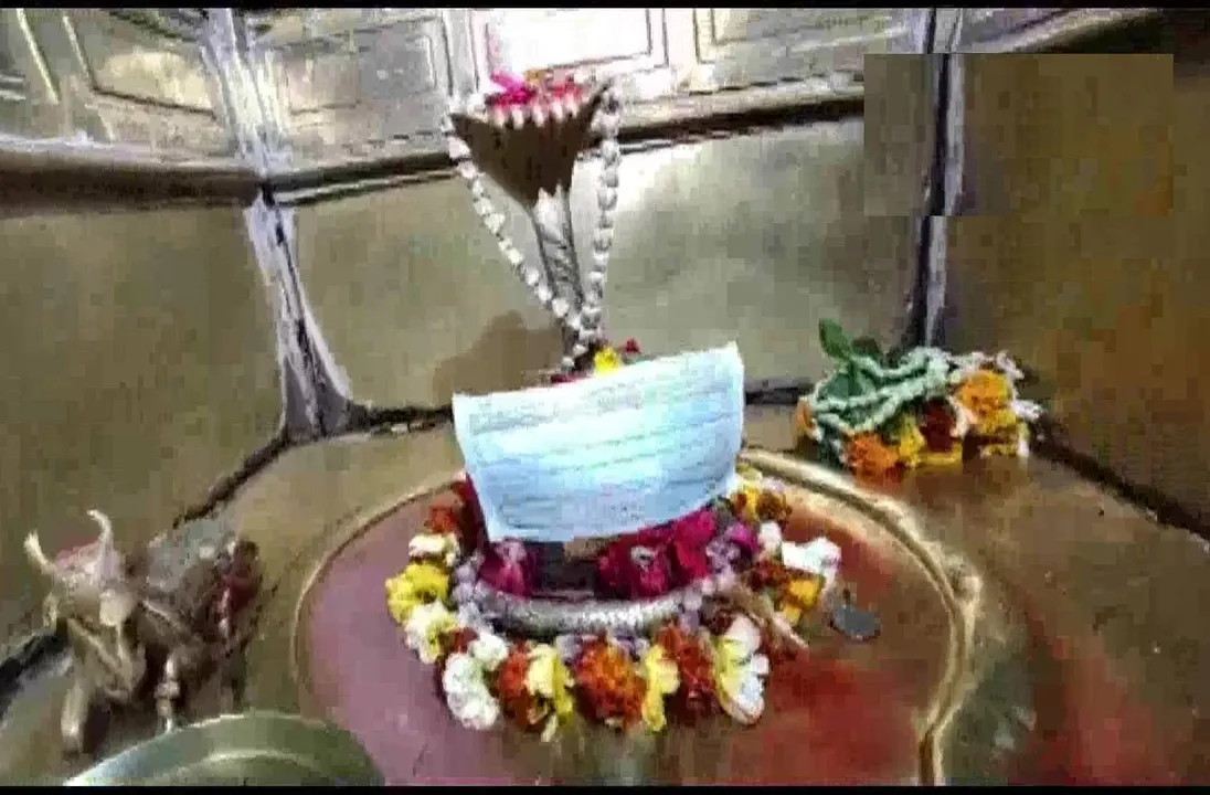  କରୋନା ଆତଙ୍କ : ଶିବଲିଙ୍ଗରେ ମାସ୍କ ବାନ୍ଧିଲେ ଭକ୍ତ, ସ୍ପର୍ଶ ନକରିବାକୁ ଭକ୍ତଙ୍କୁ କରାଗଲା ଅନୁରୋଧ ।