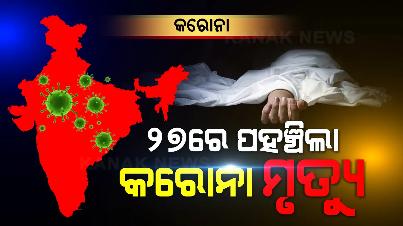  ଦେଶରେ କରୋନା ମୃତ୍ୟୁ ସଂଖ୍ୟା ୨୭କୁ ବୃଦ୍ଧି । ୧୦୨୪ ଜଣ ସଂକ୍ରମିତ ହୋଇଥିବା ସ୍ୱାସ୍ଥ୍ୟ ମନ୍ତ୍ରଣାଳୟ ପକ୍ଷରୁ ସୂଚନା