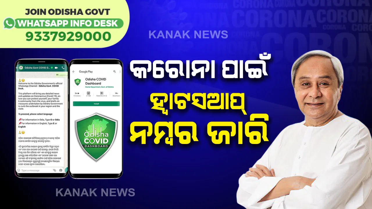  ଖୋଲିଲା ରାଜ୍ୟ ସରକାରଙ୍କ କୋଭିଡ ହେଲପ୍ ଡେସ୍କ: ଏଣିକି ହ୍ୱାଟସଆପରେ ମିଳିପାରିବ କରୋନା ସଂପର୍କିତ ସମସ୍ତ ସୂଚନା; ସ୍ୱତନ୍ତ୍ର ହେଲ୍ପଲାଇନ ନମ୍ବର ଜାରି କଲେ ସରକାର