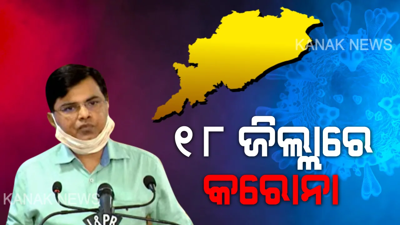  କରୋନା: ୧୮ ଜିଲ୍ଲାରେ କାୟା ମେଲାଇଛି, ୧୪ ଜିଲ୍ଲାକୁ କବଜା କରିଛି... ଜଗତସିଂହପୁର-ମୟୂରଭଞ୍ଜକୁ ମିଶାଇ ଏବେ ୧୪ ଜିଲ୍ଲାରେ ଅଛନ୍ତି ସକ୍ରିୟ ସଂକ୍ରମିତ ।