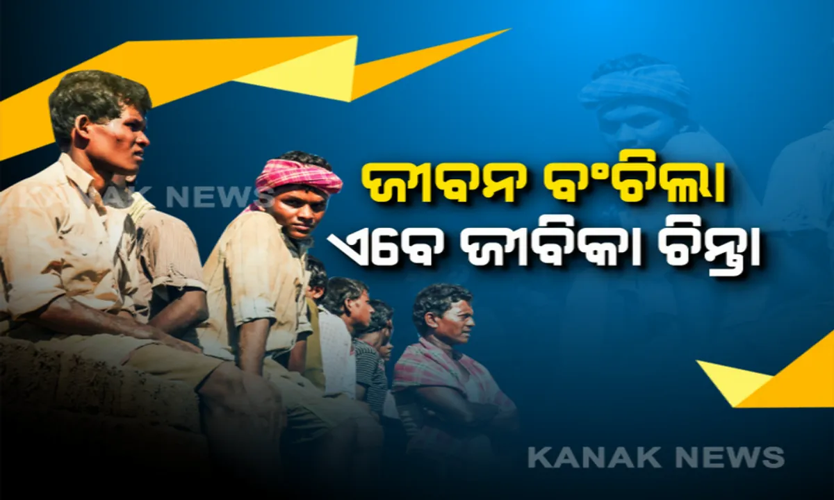  ଜୀବନ ବଞ୍ଚାଇ ଫେରି ଆସିବା ପରେ ଏବେ ଦାଦନ ଶ୍ରମିକଙ୍କୁ ଘାରିଲା ଜୀବିକା ଚିନ୍ତା । କେମିତି ପୋଷିବେ ପରିବାର ପ୍ରଶ୍ନ କଲେ ସୁରତ ଫେରନ୍ତା, କାମ ଯୋଗାଇ ଦେବାକୁ ସରକାରଙ୍କ ନିକଟରେ କଲେ ଦାବି ।