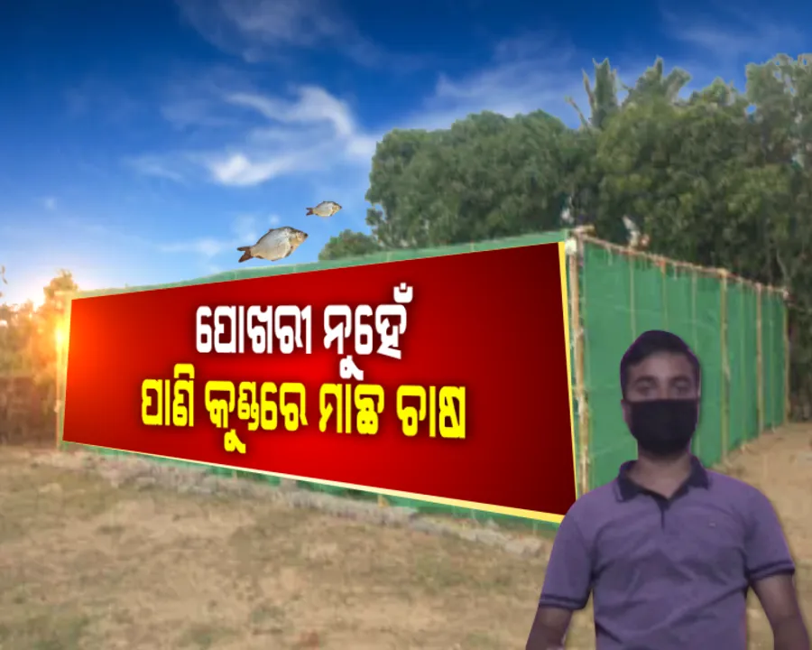  ରୋଜଗାର ଦେଉଛି ବାୟୋଫ୍ଲକ୍ ମାଛ ଚାଷ । ପୋଖରୀ ନୁହେଁ ପାଣି କୁଣ୍ଡରେ ମାଛ ଚାଷ । ସଙ୍କଟ ସମୟରେ ଚାକିରି ଛାଡ଼ି ଚାଷ ପ୍ରେମରେ ଯୁବ ଇଞ୍ଜିନିୟର