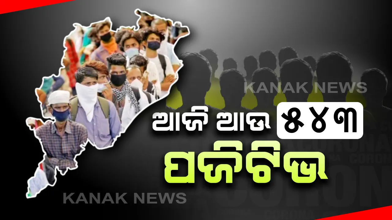  ୨୩ ଜିଲ୍ଲାରୁ ୫୪୩ ପଜିଟିଭ ଚିହ୍ନଟ: କ୍ୱାରେଣ୍ଟାଇନ ସେଣ୍ଟରରୁ ୩୫୪ ଓ ସ୍ଥାନୀୟ ଅଞ୍ଚଳରୁ ୧୮୯; ରାଜ୍ୟରେ ମୋଟ ସଂକ୍ରମିତଙ୍କ ସଂଖ୍ୟା ୧୪୨୮୦ରେ ପହଞ୍ଚିଲା
