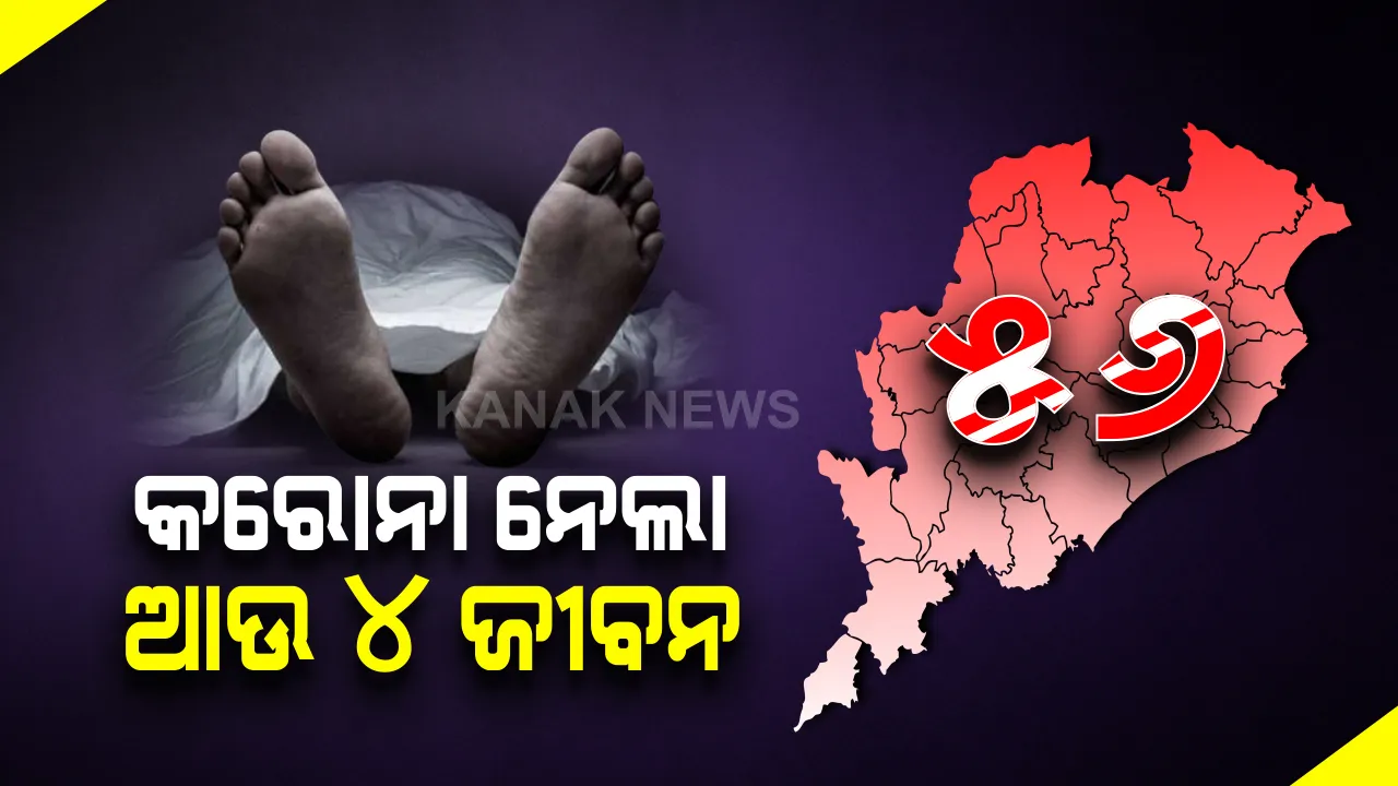  ମାଡି ଚାଲିଛି ମହାମାରୀ: ରାଜ୍ୟରେ ଦିନକରେ ୪ ମୃତ, ୭୫୫ ନୂଆ ଆକ୍ରାନ୍ତ ଚିହ୍ନଟ; ମୃତକ ସମସ୍ତ ଗଞ୍ଜାମ ଜିଲ୍ଲାର ସୂଚନା