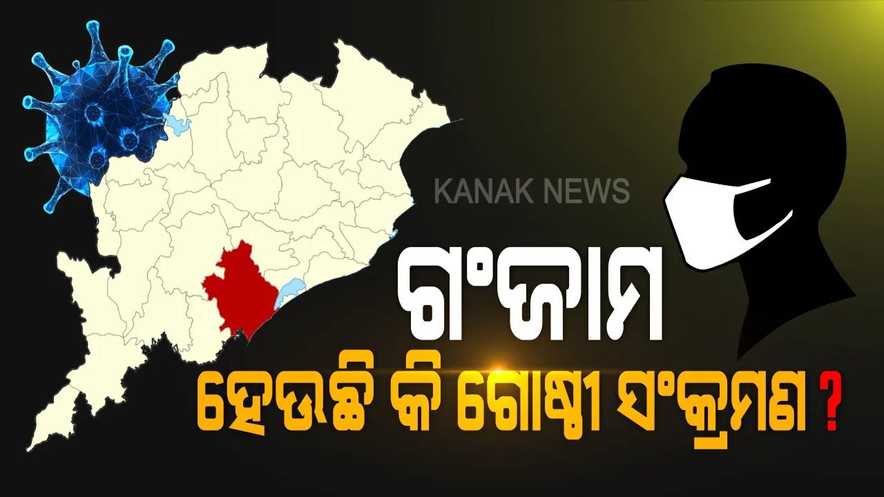  ବଢ଼ିଚାଲିଛି ଗଂଜାମରେ ସଂକ୍ରମଣ । ଜିଲ୍ଲାରେ ମୋଟ ୪ ହଜାର ୬୨୧ କରୋନା ଆକ୍ରାନ୍ତ । ଜିଲ୍ଲାପାଳ କହିଲେ, ଏଯାଏଁ ହୋଇନି ଗୋଷ୍ଠୀ ସଂକ୍ରମଣ । ଅବରୋଧ ଅଂଚଳରୁ ଅଧିକ ପଜିଟିଭ୍ ଚିହ୍ନଟ, ହେଲେ ଡାକ୍ତରଙ୍କ ଆଶଙ୍କା ଭିନ୍ନ ।