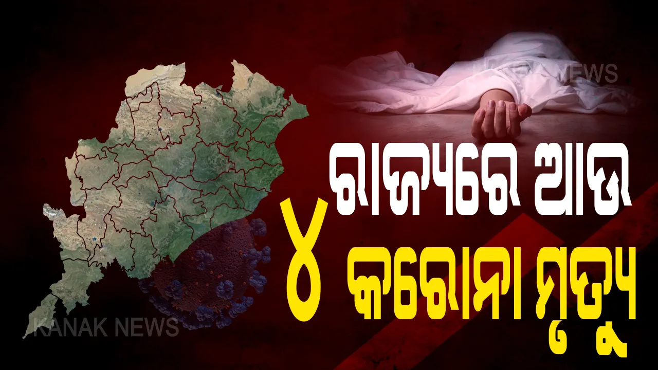  ଆଉ ୪ ଜୀବନ ନେଲା କରୋନା । ରାଜ୍ୟରେ ମୋଟ କରୋନା ମୃତ୍ୟୁସଂଖ୍ୟା ୪୨ରେ ପହଞ୍ଚିଲା । ସେପଟେ ଗୋଟିଏ ଦିନରେ ରେକର୍ଡ଼ ସଂଖ୍ୟକ ୫୭୧ ଜଣ ପଜିଟିଭ୍ ଚିହ୍ନଟ