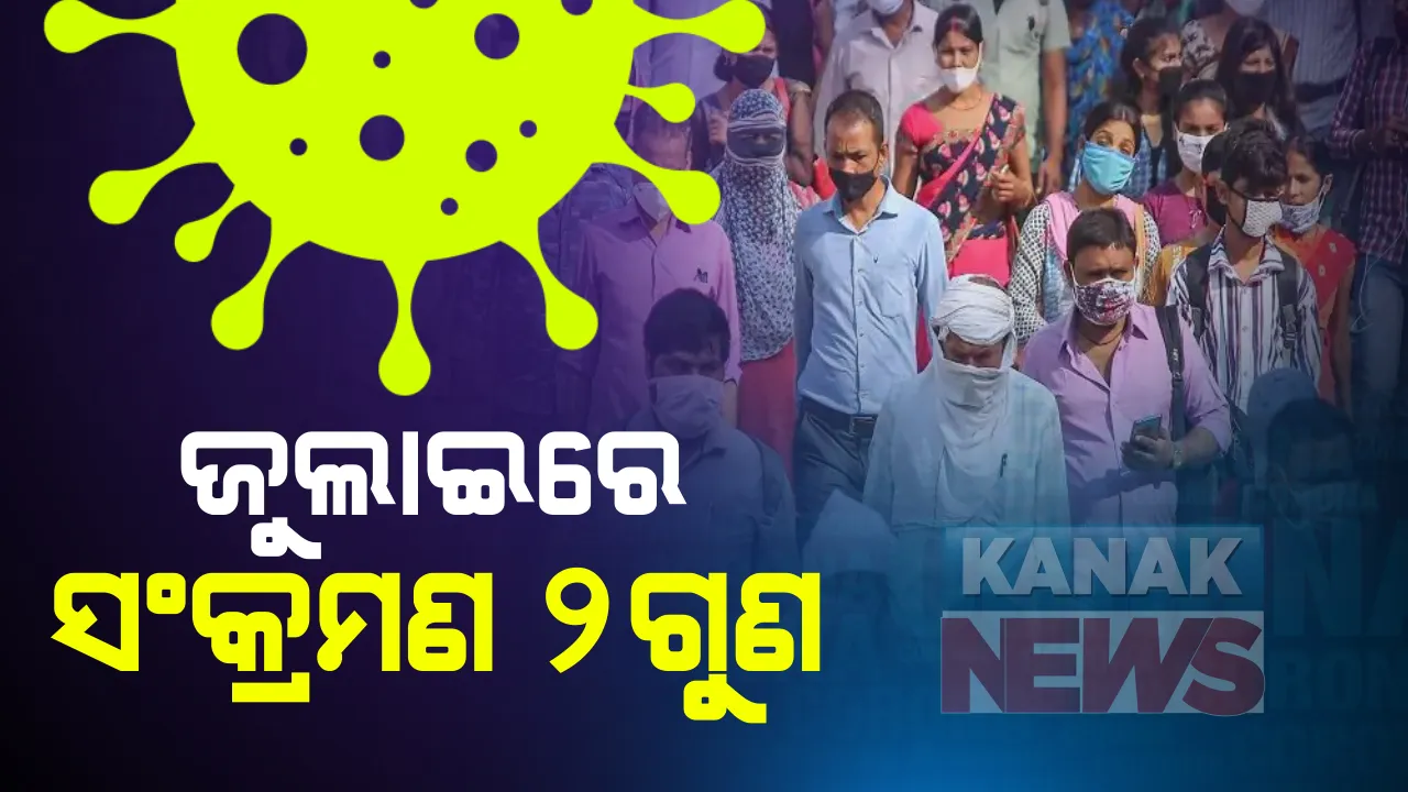 ଜୁଲାଇ ମାସରେ ହୁହୁ ହୋଇ ବଢ଼ୁଛି କରୋନା ସଂକ୍ରମଣ । ୨୧ ଦିନରେ ରାଜ୍ୟରେ ଚିହ୍ନଟ ହେଲେଣି ୧୧ ହଜାରରୁ ଅଧିକ ଆକ୍ରାନ୍ତ, ଗଲାଣି ୭୫ ଜଣଙ୍କ ଜୀବନ 
