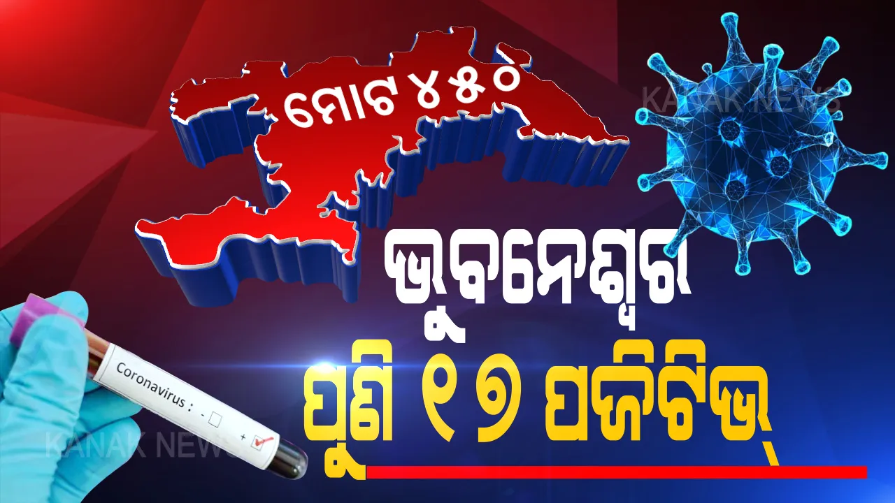  ଭୟଭୀତ କରୁଛି ଭୂତାଣୁ ! ଭୁବନେଶ୍ୱରରୁ ପୁଣି ୧୭ ଜଣ କରୋନାରେ ଆକ୍ରାନ୍ତ ଚିହ୍ନଟ । ୧୦ ଜଣ ସ୍ଥାନୀୟ ସଂକ୍ରମଣର ଶିକାର । ୪୫୦ ଛୁଇଁଲା ରାଜଧାନୀର ମୋଟ ଆକ୍ରାନ୍ତ ସଂଖ୍ୟା