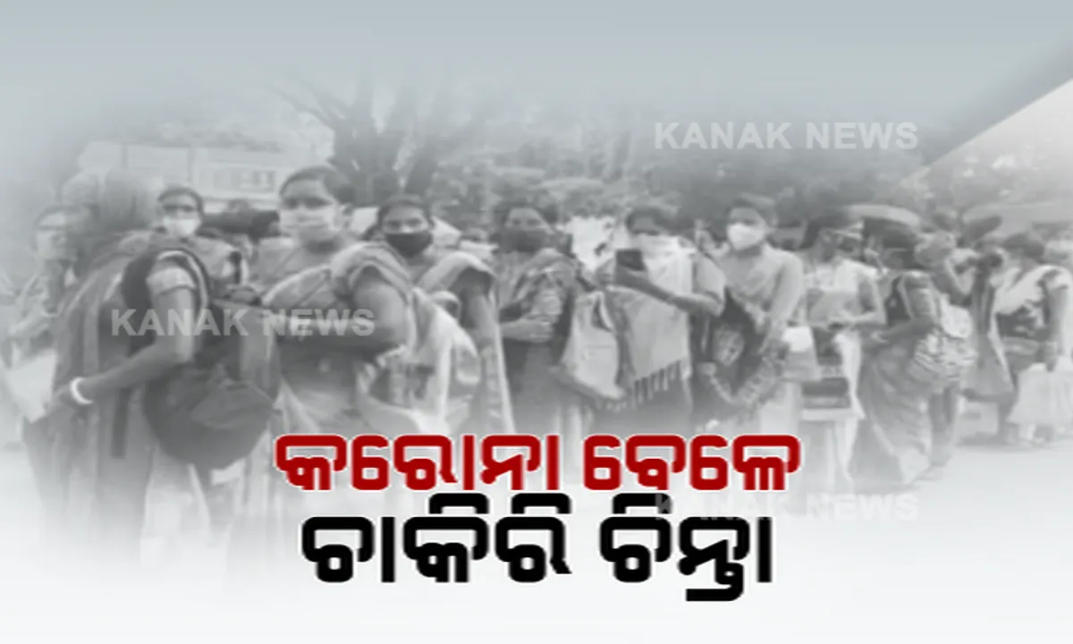  କରୋନା କଟକଣା ଭିତରେ ଚାକିରି ପାଇଁ ଲମ୍ବାଲାଇନ । ବଲାଙ୍ଗୀର ଓ କେନ୍ଦୁଝରରୁ ଆସିଲା ପ୍ରବଳ ଗହଳିର ଚିତ୍ର । ମାନିଲେନି ସାମାଜିକ ଦୂରତା, ଏଏନଏମ ପଦବୀ ପାଇଁ ଲମ୍ବା ଲାଇନ