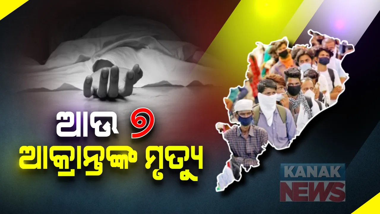  ମହାମାରୀରେ ୭ ଜଣଙ୍କ ମୃତ୍ୟୁ : ରାଜ୍ୟରେ ମୋଟ କରୋନା ମୃତ୍ୟୁସଂଖ୍ୟା ୪୪୮କୁ ବୃଦ୍ଧି; ସେପଟେ ଗଞ୍ଜାମରେ ସର୍ବାଧିକ ୧୮୩ ଜଣଙ୍କ ମୁଣ୍ଡ ନେଲାଣି କରୋନା 