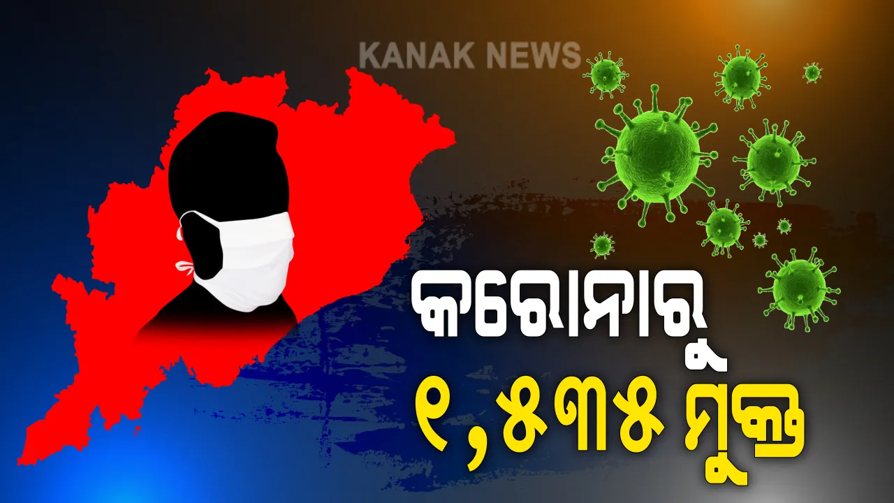 ଓଡ଼ିଶା ପାଇଁ ଖୁସି ଖବର । ରାଜ୍ୟରେ କରୋନାରୁ ଏକାଥରେ ୧ ହଜାର ୫୩୫ ସୁସ୍ଥ, ମୋଟ୍ ସୁସ୍ଥଙ୍କ ସଂଖ୍ୟା ୪୫ ହଜାର ୩୧୪କୁ ବୃଦ୍ଧି ।