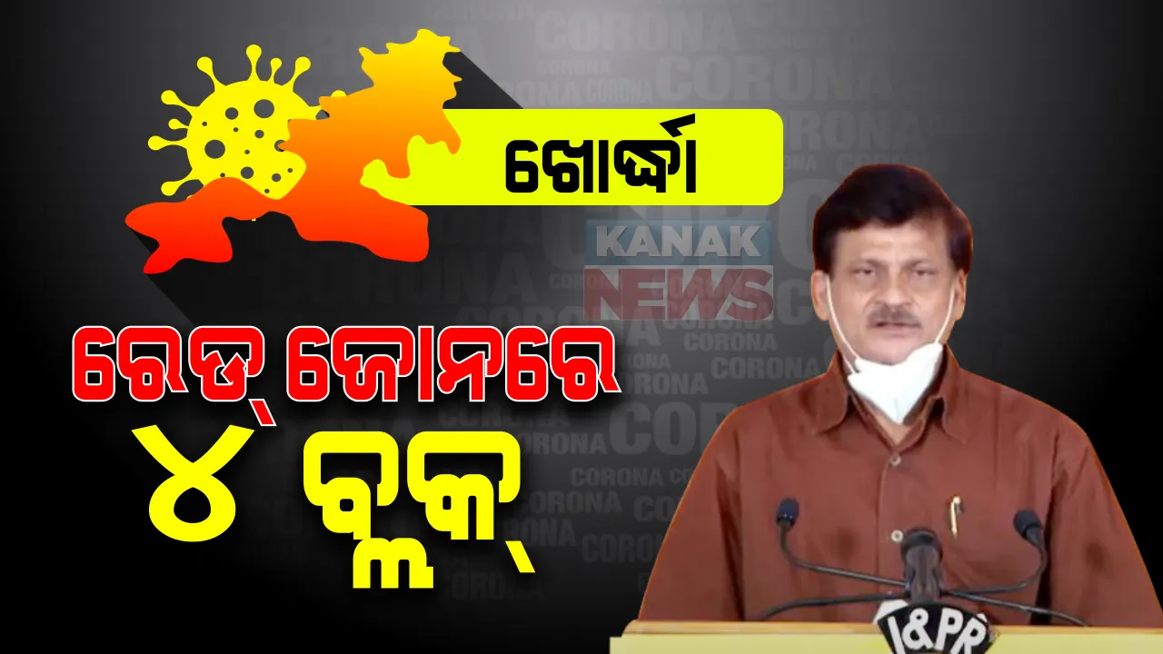  ଖୋର୍ଦ୍ଧାର ୪ ବ୍ଲକରେ ବଢୁଛି ସଂକ୍ରମଣ । ଅଧିକ ପଜିଟିଭ୍ ଚିହ୍ନଟ ହେଉଥିବାରୁ ରେଡ୍ କାଟାଗୋରୀ ରଖିଲା ପ୍ରଶାସନ, ପଢନ୍ତୁ କେଉଁ ୪ ବ୍ଲକରେ ମାଡୁଛି ଭୂତାଣୁ...