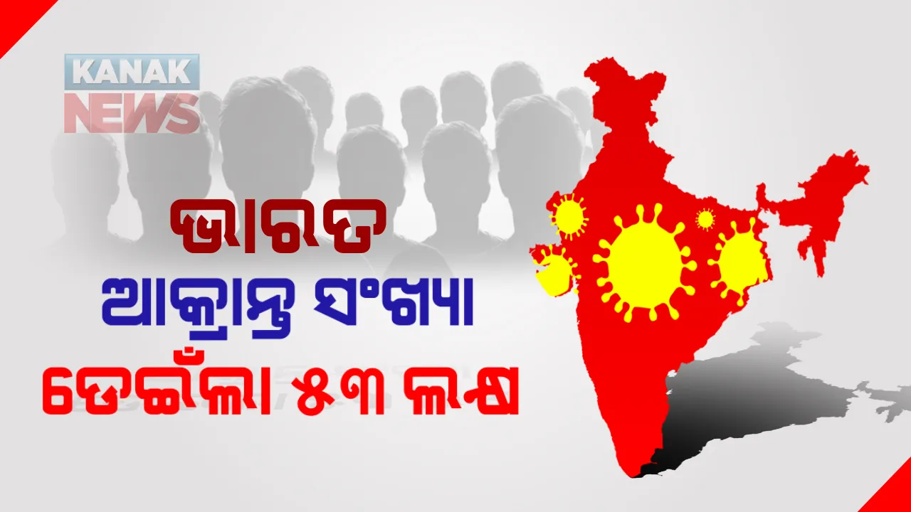  ଦେଶରେ ଉପରମୁହାଁ କରୋନା ମିଟର । ଗତ ୨୪ ଘଂଟାରେ ସାରା ଦେଶରେ ୯୩ ହଜାରରୁ ଅଧିକ ପଜିଟିଭ୍ ଚିହ୍ନଟ : ମୋଟ୍ ଆକ୍ରାନ୍ତ  ୨୪ ଘଂଟାରେ ସାରା ଦେଶରେ ୯୩ ହଜାରରୁ ଅଧିକ ପଜିଟିଭ୍ ଚିହ୍ନଟ