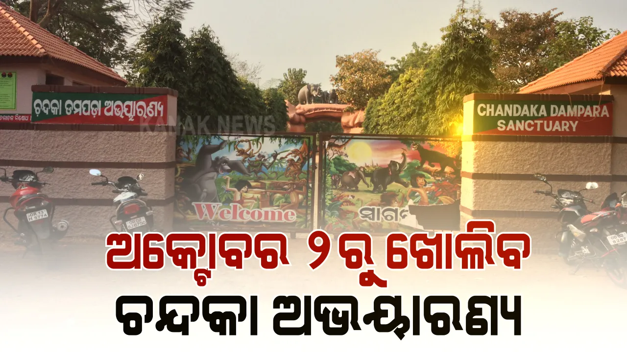  ଅକ୍ଟୋବର ୨ରୁ ପର୍ଯ୍ୟଟକଙ୍କ ପାଇଁ ଖୋଲିବ ଚନ୍ଦକା ଅଭୟାରଣ୍ୟ । ପାଳନ ହେବ କରୋନା କଟକଣା । ସୂଚନା ଦେଲେ ଚନ୍ଦକା ଡିଏଫଓ