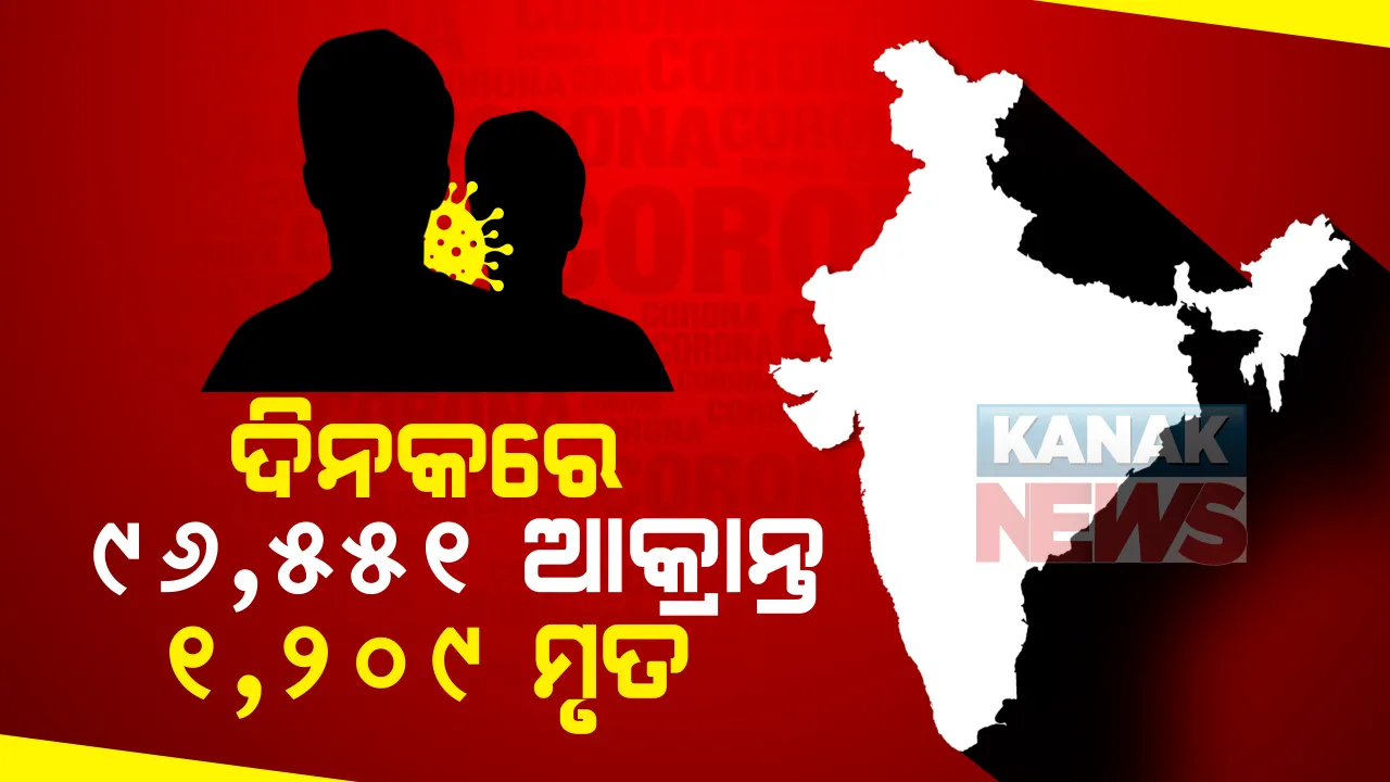  ୨୪ ଘଂଟାର ଦେଶରେ କରୋନା ମିଟର : ୯୬ ହଜାରରୁ ନୂଆ ଆକ୍ରାନ୍ତ ସହ ମାମଲା ୪୫ ଲକ୍ଷ ପାର, ୧୨ ଶହ ନୂଆ ମୃତ୍ୟୁ; ମହାରାଷ୍ଟ୍ରରେ କେବଳ ପାଖାପାଖି ୧୦ ଲକ୍ଷ କେସ