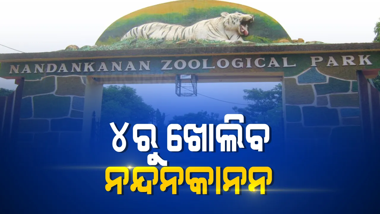  ଅକ୍ଟୋବର ୪ରୁ ଖୋଲିବ ନନ୍ଦନକାନନ ପ୍ରାଣୀ ଉଦ୍ୟାନ । ସୂଚନା ଦେଲେ ନନ୍ଦନକାନନ ଉପନିର୍ଦ୍ଦେଶକ । କରୋନା ଯୋଗୁଁ ବନ୍ଦ ହୋଇଥିଲା ନନ୍ଦନକାନନ ।
