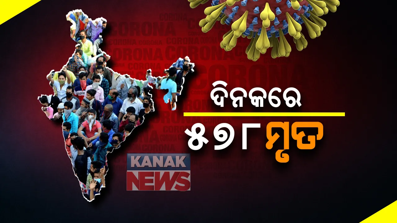  ଦେଶରେ କମୁଛି କରୋନା ସଂକ୍ରମଣ । ଗତ ୨୪ ଘଂଟାରେ ୫୦ ହଜାର ୧୨୯ ଆକ୍ରାନ୍ତ ଚିହ୍ନଟ, ୫୭୮ମୃତ । ନୂଆ ଆକ୍ରାନ୍ତଙ୍କୁ ମିଶାଇ ଦେଶରେ ମୋଟ ଆକ୍ରାନ୍ତଙ୍କ ସଂଖ୍ୟା ୭୮ ଲକ୍ଷ ୬୪ ହଜାର ୮୧୧କୁ ବୃଦ୍ଧି