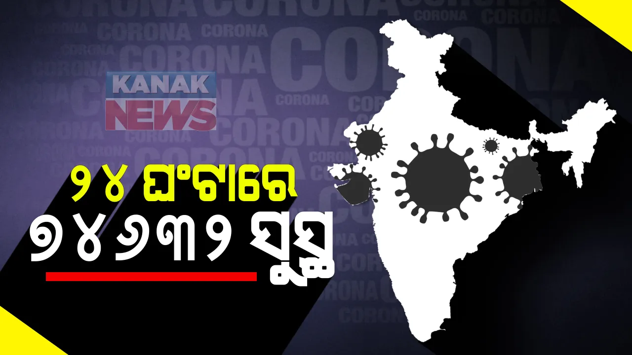  ୨୪ଘଣ୍ଟାରେ ୭୪,୬୩୨ ଜଣ ସୁସ୍ଥ : ୬୩,୫୦୯ କରୋନା ସଂକ୍ରମିତ ଚିହ୍ନଟ