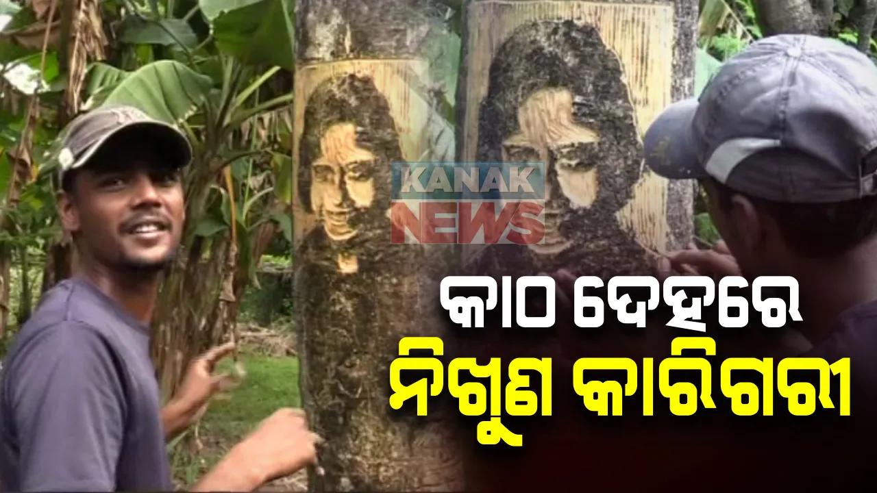  ଗଛର ଗଣ୍ଡିରେ ଫୁଟାଇଛନ୍ତି କଳାକୃତି : ସମରେନ୍ଦ୍ରଙ୍କ ସ୍ପର୍ଶରେ ଜୀବନ୍ତ ହୋଇଛି ନିର୍ଜୀବ ବସ୍ତୁ; କାଠରୁ ସାବୁନ, ବାଉଁଶରେ ତିଆରି କରିଛନ୍ତି କଳାକୃତି