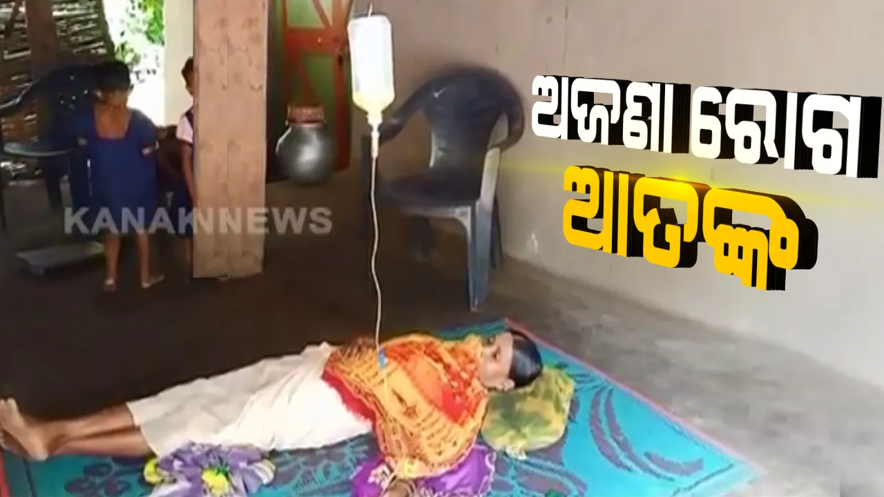  ଆଦିବାସୀ ଗାଁରେ ଅଜଣା ରୋଗ ଆତଙ୍କ । କାଲିମେଳା ସାନଟେକଗୁଡ଼ା ୨ ମାସରେ ଗଲାଣି ୭ ଜଣଙ୍କ ଜୀବନ । ଏବେ ବି ରୋଗୀଙ୍କୁ ଡାକ୍ତରଖାନା ନେବା ବଦଳରେ ଗୁଣିଆ ପାଖକୁ ନେଉଛନ୍ତି ପରିବାର ।