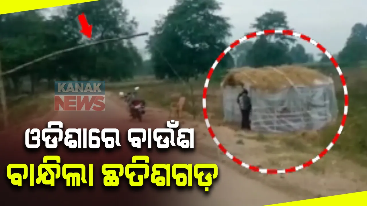  ଓଡିଶାରେ ଛତିଶଗଡ ଦାଦାଗିରି: ଧାନ ଗାଡି ଅଟକାଇବାକୁ ସୀମାନ୍ତ ଗାଁରେ ବାନ୍ଧିଲା ବାଉଁଶ; ନିଦରେ ଶୋଇଛି ସ୍ଥାନୀୟ ପ୍ରଶାସନ