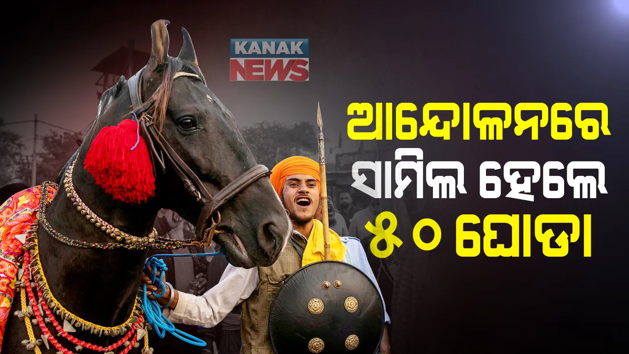  ସିଂଘୁ ସୀମାରେ କୃଷକଙ୍କ ଆନ୍ଦୋଳନ ଜାରି । ଅଲଗା ଅଲଗା ରାଜ୍ୟରେ ଆସୁଛନ୍ତି ହଜାର ହଜାର କୃଷକ । ପୋଲିସର ବ୍ୟାରିକେଟ୍ ଭାଙ୍ଗିବାକୁ କୃଷକଙ୍କ ଅଜବ ଉପାୟ । ପଞ୍ଜାବରୁ ଆସିଲେ ୫୦ ଘୋଡା ।