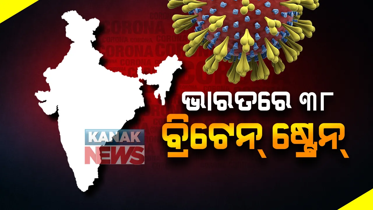  ଭାରତରେ ୩୮ ବ୍ରିଟେନ୍ ଷ୍ଟ୍ରେନ୍ ଚିହ୍ନଟ : ଚିହ୍ନଟ ହେଲେ ଆଉ ୯ ନୂଆ ଆକ୍ରାନ୍ତ