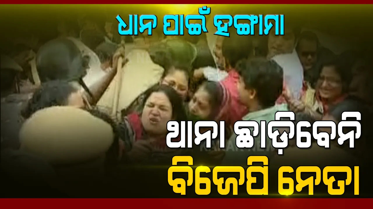  ମଣ୍ଡି ଅବ୍ୟବସ୍ଥା ନେଇ ବିଜେପି ନେତାଙ୍କ ହଙ୍ଗାମା । ସମ୍ବଲପୁର ଆରଡିିସି ଅଫିସ ଘେରାଉ ବେଳେ ପୁଲିସ ସହ ବିଜେପି ନେତା, କର୍ମୀଙ୍କ ଧସ୍ତାଧସ୍ତି । ରାଜ୍ୟ ସଭାପତିଙ୍କ ସହ ଅନେକ ନେତା ଅଟକ ।