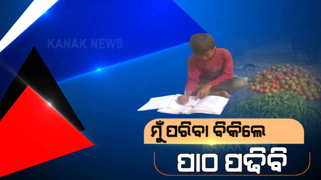  ରାଜରାସ୍ତା କଡରେ ପାଠ ପାଇଁ ସଂଘର୍ଷ କରୁଛି କୁନି ପୁଅ । ପରିବା ବିକୁଛି, ପାଠ ପଢିବାକୁ ପଣ କରିଛି, ଏ କାହାଣୀ ଆପଣଙ୍କ ହୃଦୟକୁ କିଣିନେବ ।