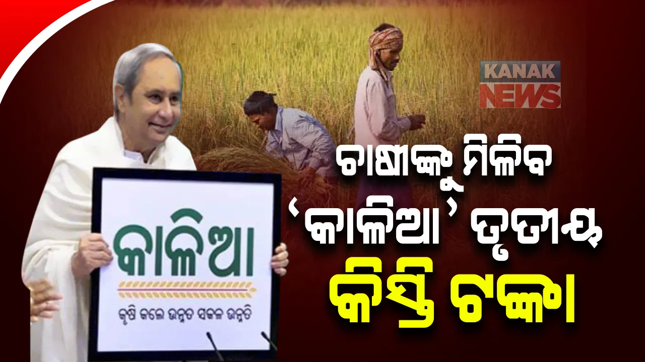  ଚାଷୀଙ୍କୁ ମିଳିବ କାଳିଆ ତୃତୀୟ କିସ୍ତି ଟଙ୍କା : ଏଥର ପ୍ରାୟ ୫୩ ଲକ୍ଷରୁ ଅଧିକ ଚାଷୀଙ୍କୁ ଡିବିଟି ଜରିଆରେ ଦିଆଯିବ କାଳିଆ ଟଙ୍କା