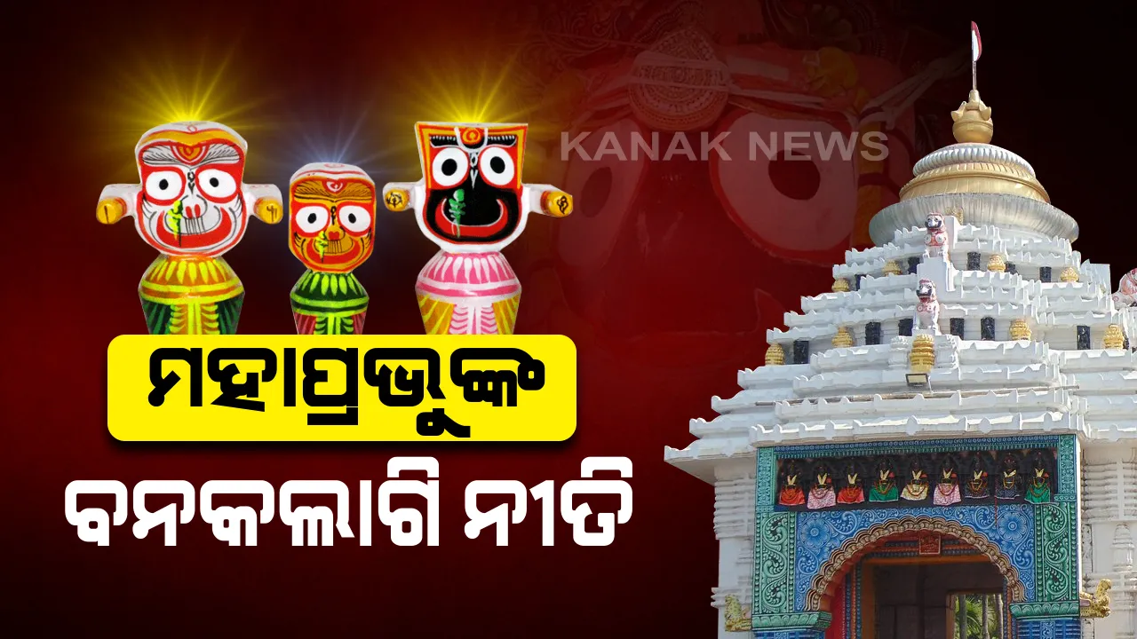  ଆଜି ମହାପ୍ରଭୁଙ୍କ ବନକଲାଗି ବେଶ : ୪ ଘଂଟା ବନ୍ଦ ରହିବ ଦର୍ଶନ, ଶ୍ରୀମୁଖ ସିଂହାର ପାଇଁ ଅପରାହ୍ନ ୪ଟାରୁ ସନ୍ଧ୍ୟା ୮ଟା ଯାଏଁ ବନ୍ଦ ରହିବ ଦର୍ଶନ