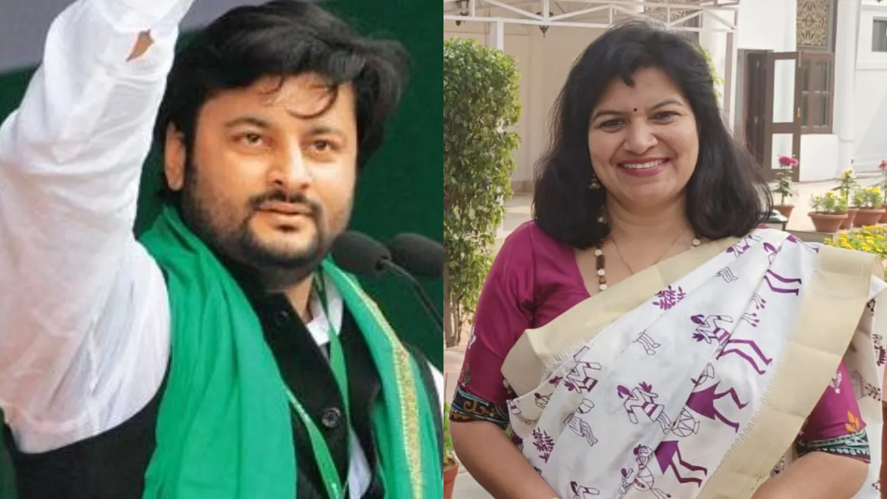  ବାଇ-ଲ ପ୍ରସଙ୍ଗକୁ ନେଇ ସାଂସଦ ଅପରାଜିତା ଓ ଅନୁଭବଙ୍କ ଟ୍ୱିଟ୍ ଯୁଦ୍ଧ । ଅନୁଭବ ମହାନ୍ତିଙ୍କୁ ଜବାବ ଦେଲେ ଭୁବନେଶ୍ୱର ସାଂସଦ ।